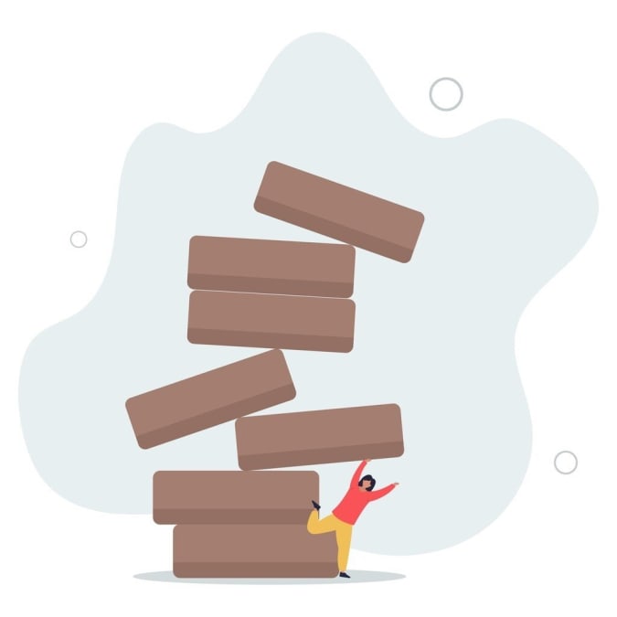 An illustration depicting the concept of habit stacking.