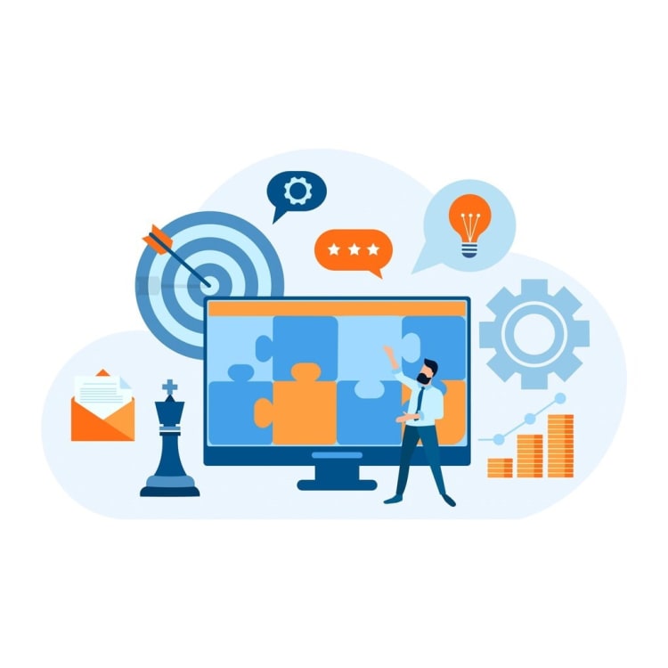 Technology enhancing employee engagement in a modern workplace.