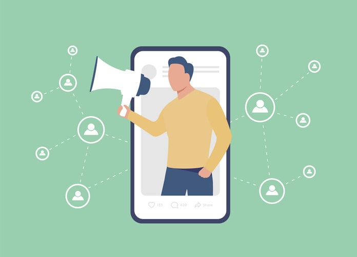 Affiliate marketing program concept