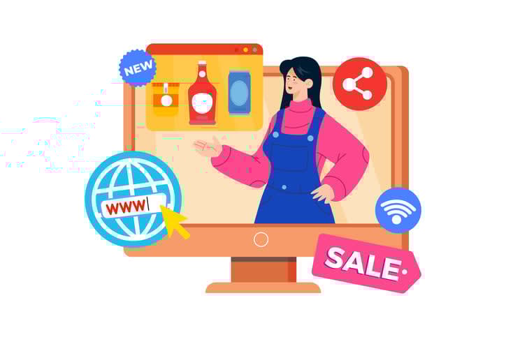 An affiliate marketer promotes products through affiliate networks