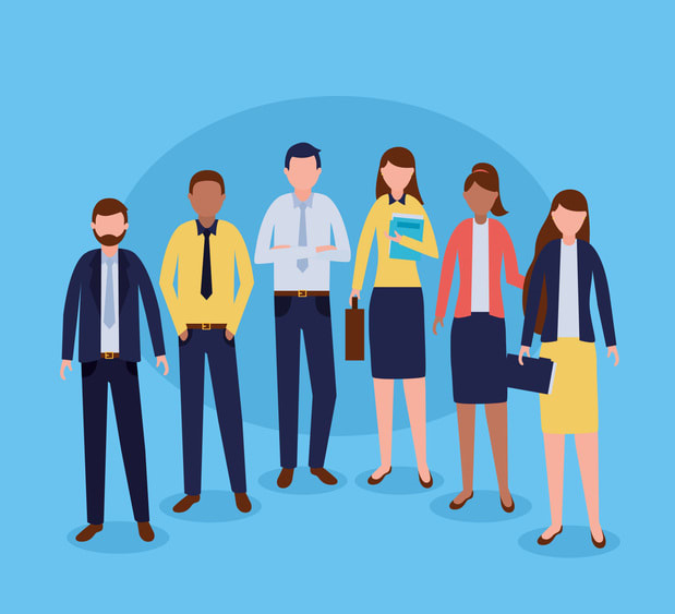 Business people group stock illustration