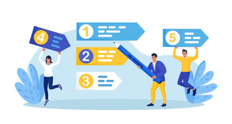 Businessmen set work priority