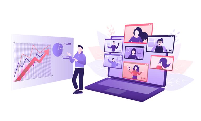 Character for web marketing design