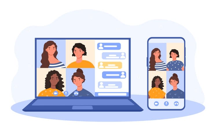 Corporate video call