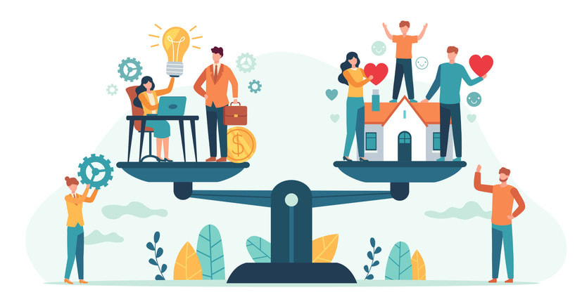 Home and work on scales