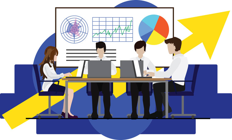 Meetings for collaboration and internal communications at work