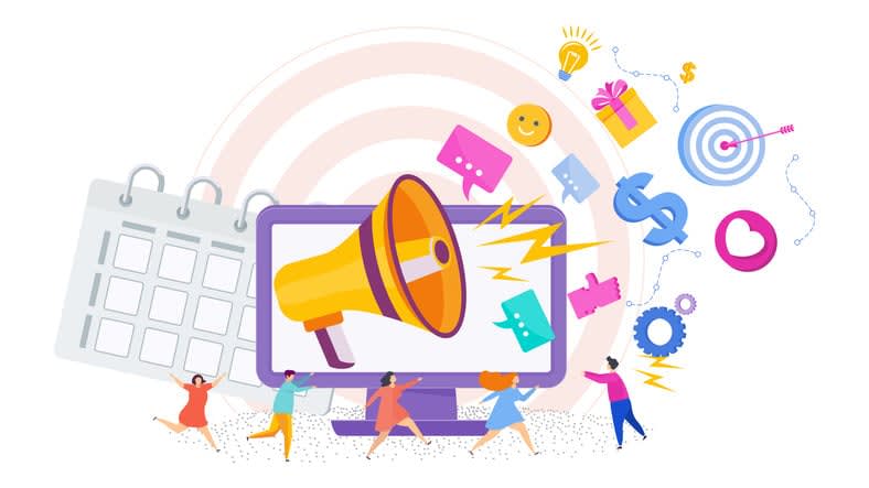 Megaphone sends messages from computer