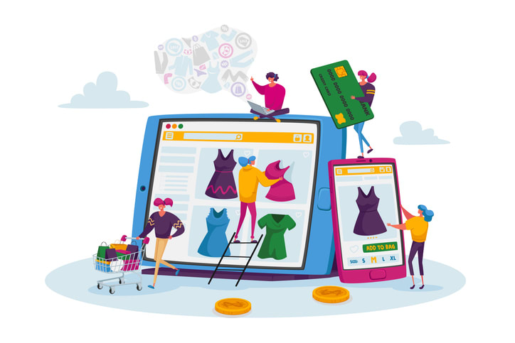 Online Shopping Concept