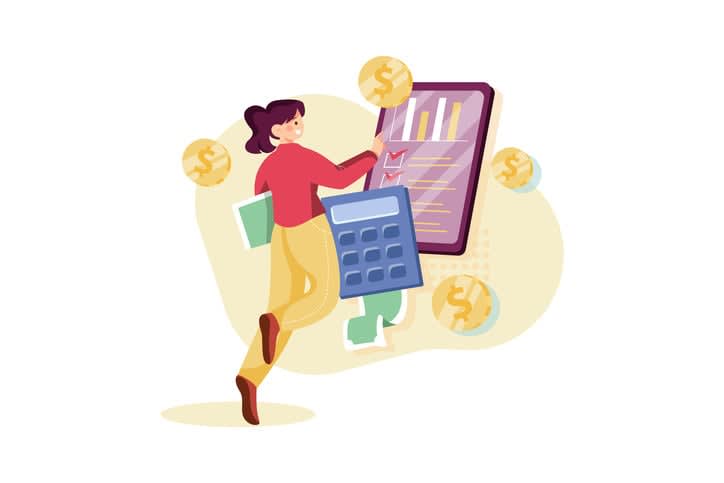 Project Costing stock illustration