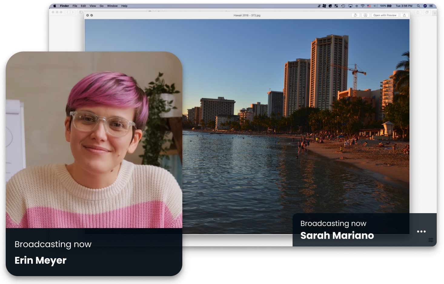 Screenshare-Broadcast