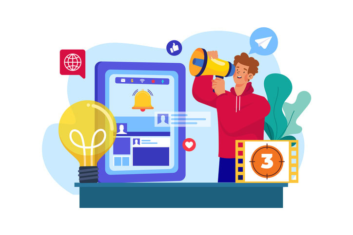 Social media managers create and manage social media campaigns for clients