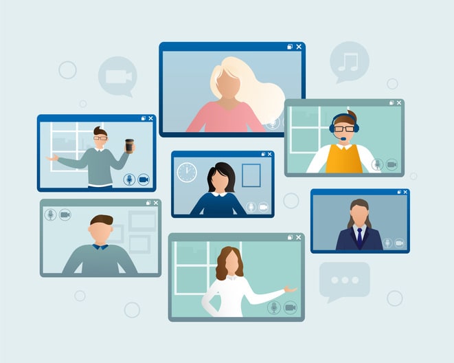 Stay at home, work, communication remotely