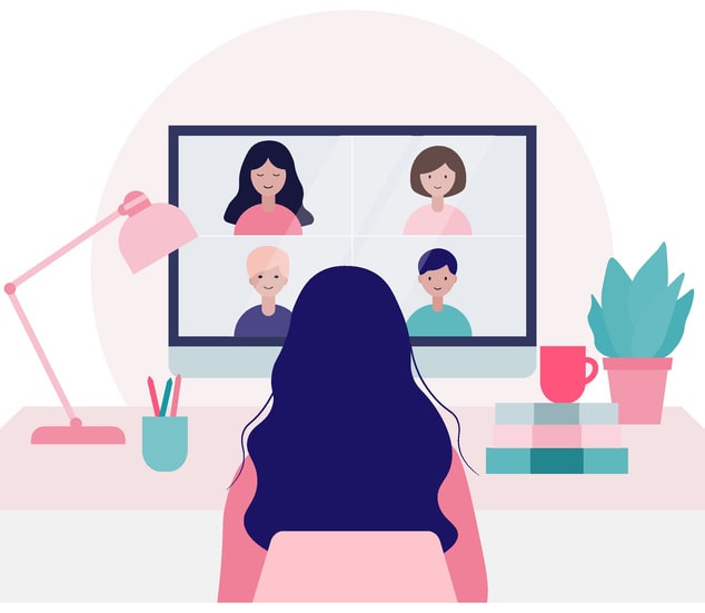 Stay home illustrations stock illustration