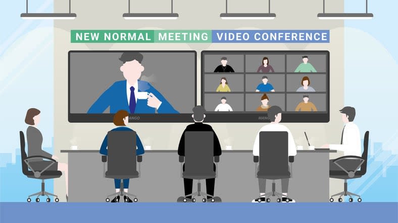 Technology in business concept