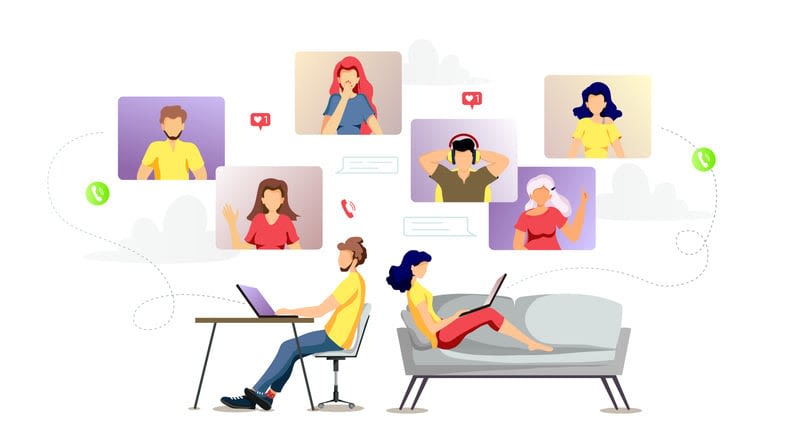 Website design for Video conferencing